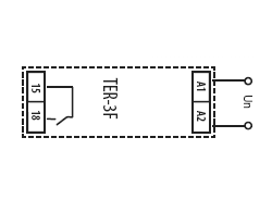 Схема подключения  TER-3f