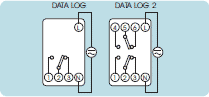 Схема подключения цифрового таймер DATA LOG
