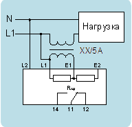 Схема подключения трансфоматора тока